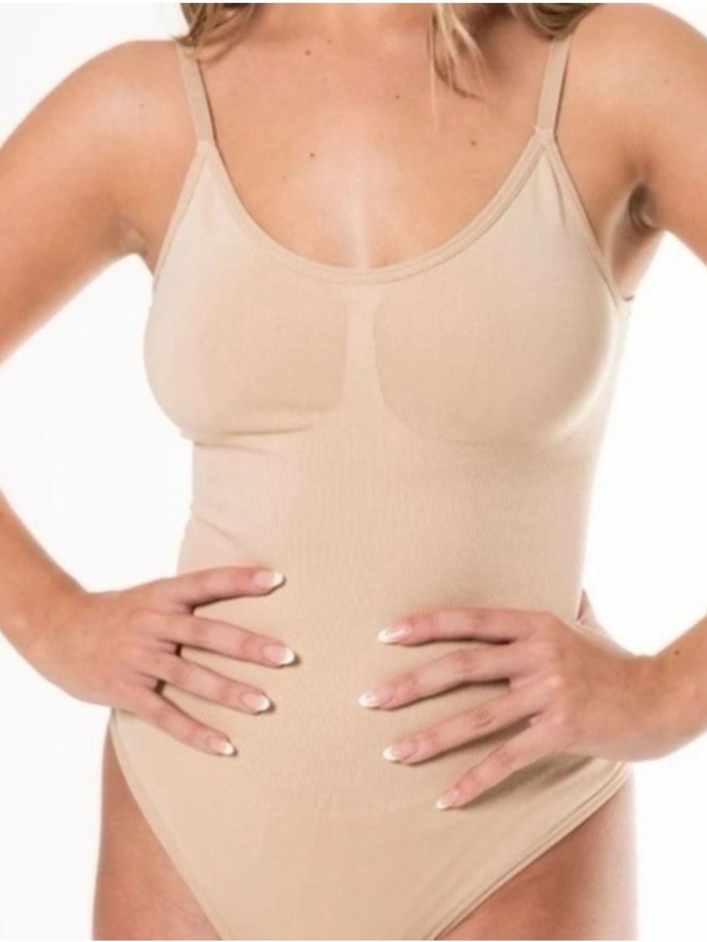 HEYSHAPE Seamless Nude Shaping Bodysuit - Tummy Control breathable comfy fabric